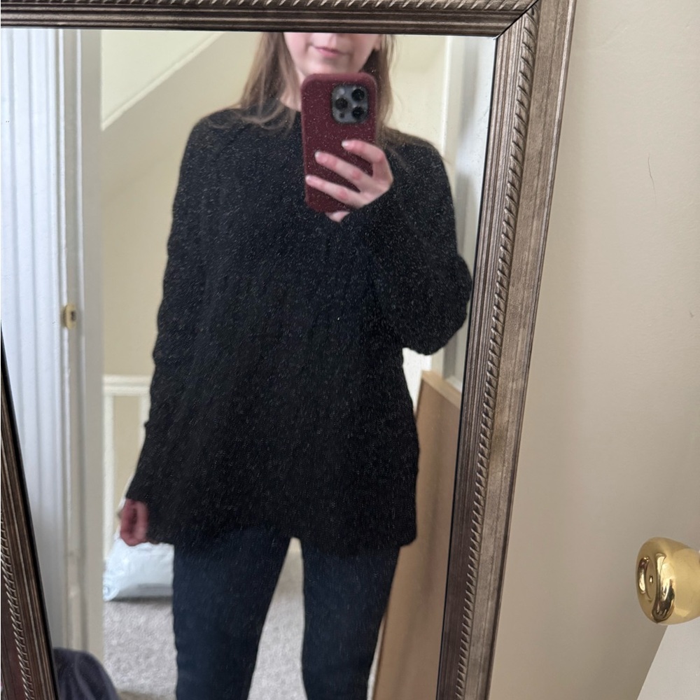 Bundle 3/$45 - Aerie Women's Classic Black Sweater
